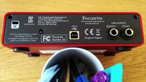 Focusrite Scarlett 2i2 USB Audio Interface Review With Song Example
