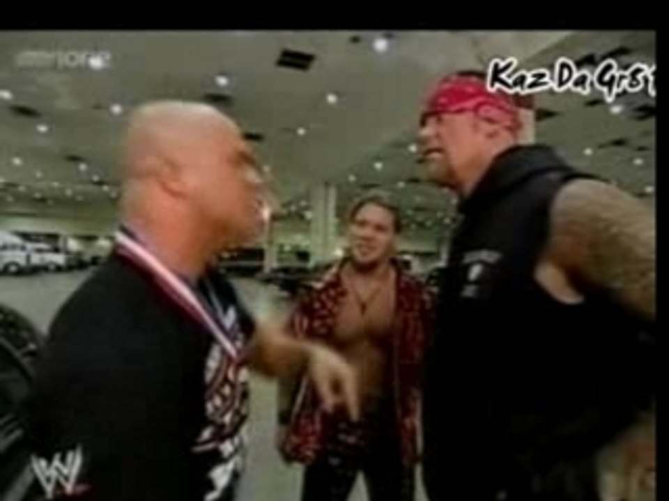 Undertaker, Angle & Y2J Backstage