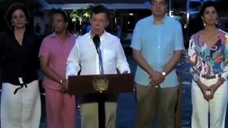 Presidente Santos anunció procedimientos con respecto a la decisión de La Haya