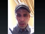 Capriles a través de Periscope habló sobre su salud