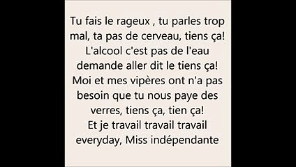 Lyna Mahyem - Tiens ça _ Paroles