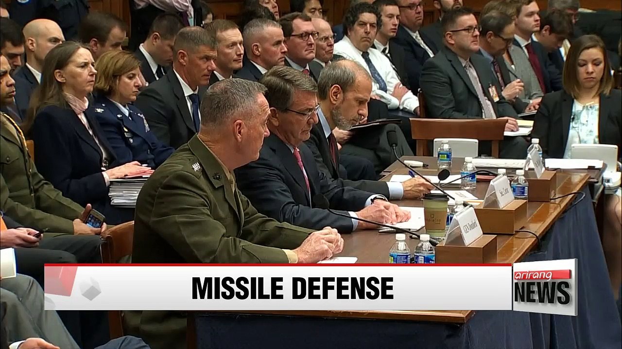 THAAD meant to protect S. Korea from N. Korean threat: U.S. Defense Secretary