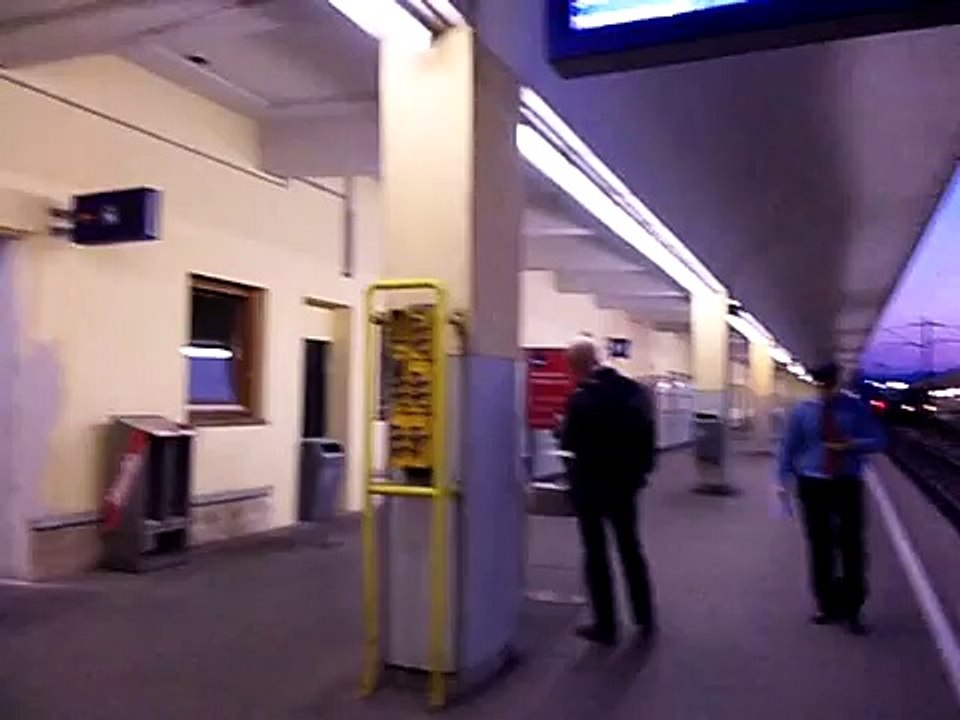 ウィーン西駅のホーム