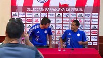 Rueda de prensa y entrenamiento de Paraguay 22-03-2016