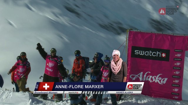 Winning run Anne-Flore Marxer - Haines Alaska - Swatch Freeride World Tour 2016