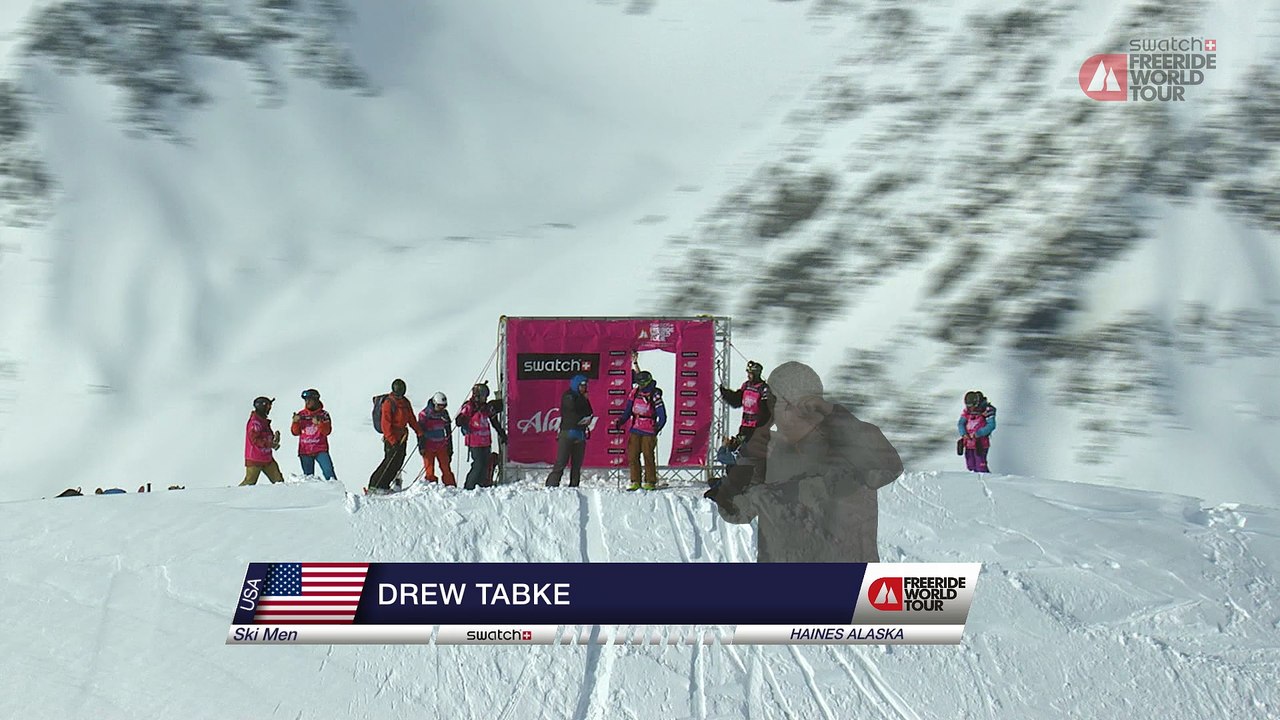 Run Drew Tabke 3rd place - Haines Alaska - Swatch Freeride World Tour 2016