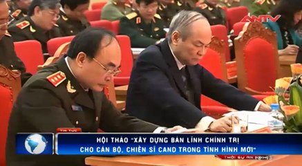 Xây dựng bản lĩnh chính trị cho cán bộ, chiến sĩ CAND trong tình hình mới