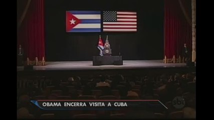 Em viagem histórica, Obama discursa para cubanos