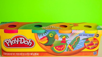 Massinha Play Doh Fazendo Papagaio Lindo Massinha de Modelar Massinhas Play doh