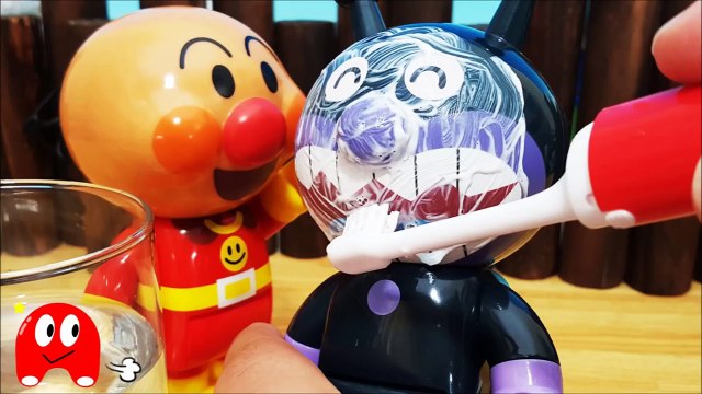 アンパンマン おもちゃ アニメ バイキンマン 歯磨きしよう！❤ animekids アニメきっず animation Anpanman Toys Dentifrice