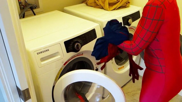 Spiderman Pink Spidergirl vs Spider In The House Funny Superhero Movie In Real Life