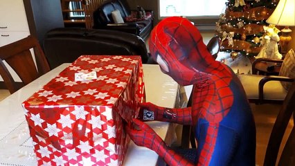 Spiderman In Real Life Superhero Fun Playtime Movie  Kids Toys  Monster Truck Unboxing