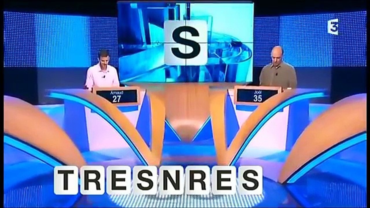 Arnaud Beucherie Le mot le plus long 9 lettres Des chiffres et des lettres 2014 Tournoi club des 5