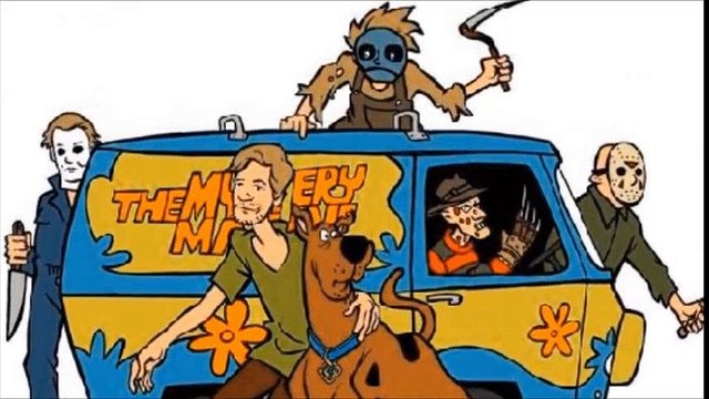 Scooby-Doo vs Michael Myers, Jason Voorhees, Freddy Krueger, Chucky, Leatherface, Scream Ghostface Scooby Doo