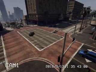 【GTA5】 プリウス大暴れ 【監視カメラ】