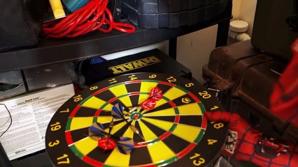 Spiderman vs Joker in Real Life Spiderman  Joker in Darts Battle  Superhero Movie