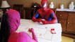 Spiderman vs Pink Spidergirl vs Joker in Real Life Spidergirl Hypnotized Superhero Movie