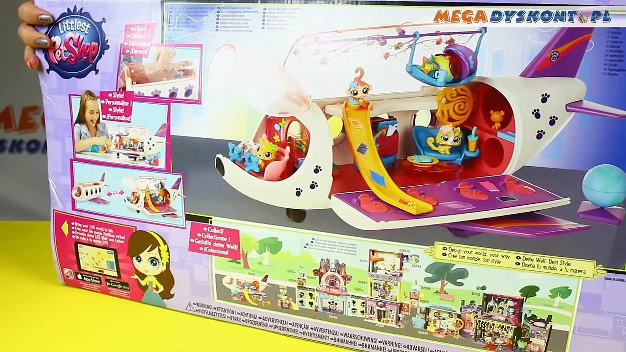 Littlest Pet Shop Pet Jet / Zwierzakowy Samolot Hasbro B1242 MegaDyskont.pl