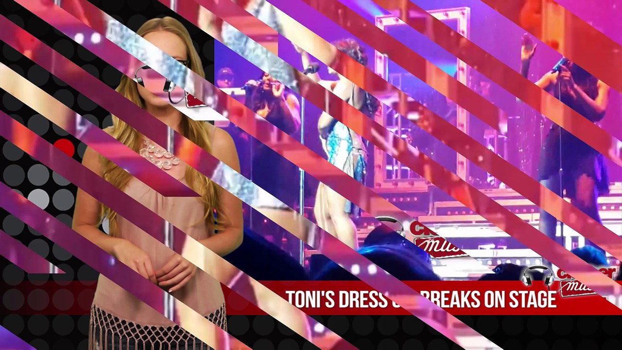 TONI BRAXTON JOKES ABOUT WARDROBE MALFUNCTION AT CONCERT!