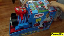 Thomas & Friends- Unboxing a Thomas Ride-On w- Hulyan & Maya --)