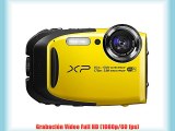 Fujifilm FinePix XP80 - Videocámara deportiva (16.4 Mp pantalla de 2.7 zoom óptico 5x) amarillo