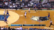 Stephen Curry Sick Crossovers   3-Pointer - WARRIORS vs T-WOLVES - MAR 21, 2016 | 2015/16