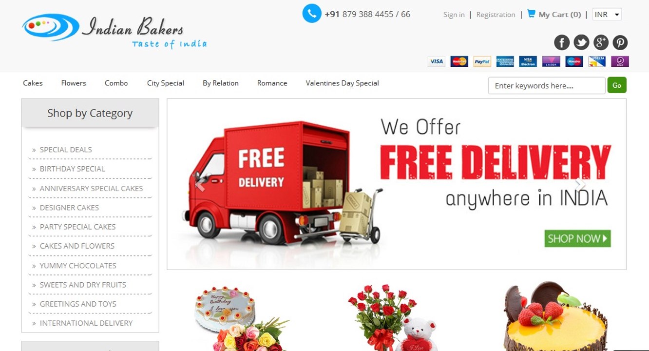Online Cake Delivery Services for All Cities in India