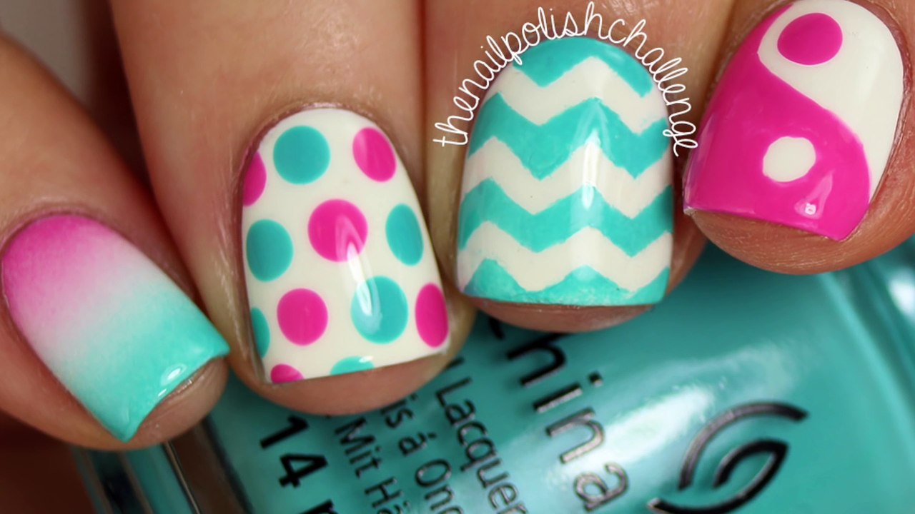 In Depth Skittle Tutorial (4 Easy Nail Art Designs!) __ KELLI MARISSA