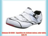 Shimano SH-R088 - Zapatillas de ciclismo unisex color white talla 45