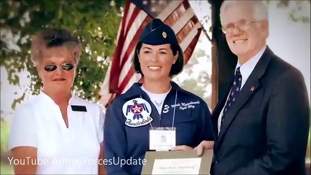 FIRST FEMALE US Air Force Thunderbird Aerobatic Pilot