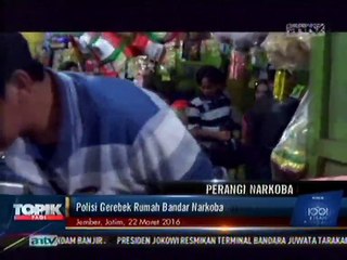 Polisi Gerebek Rumah Bandar Narkoba