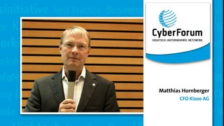Matthias Hornberger, CFO Kizoo AG, Vorstandvorsitzender CyberForum (Teil I)