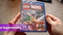 Unboxing Lego Marvel Superheroes Universe in Peril WB Games Sony Playstation Vita PSV PS