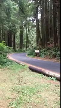 Cassidy Barney offroad Oregon [rock-proof skateboard wheel]