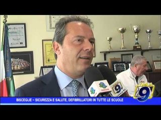 Bisceglie |  Sicurezza e salute, defibrillatori in tutte le scuole