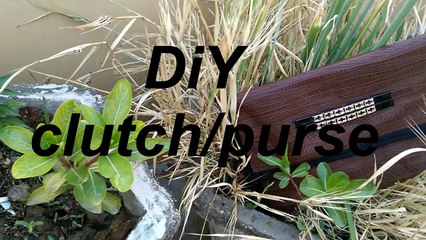 DIY clutch/purse