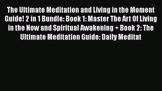 Read The Ultimate Meditation and Living in the Moment Guide! 2 in 1 Bundle: Book 1: Master