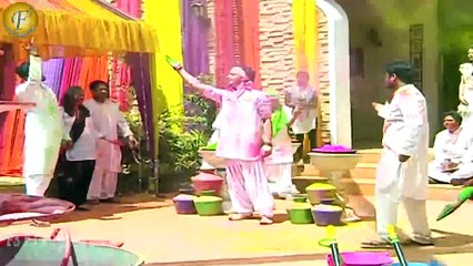 HOLI CELEBRATION IN II THAPKI PYAR KI II TV SHOW ON LOCATION 22 MAR