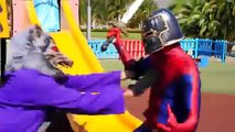 Spiderman Knight Vs Werewolf Spiderman saves Frozen Elsa Kinapped Real Life Fun Superhero Movie