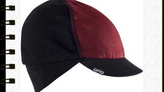 Giro Merino winter wool - Gorro de ciclismo tamaño L - XL color heather rojo / negro