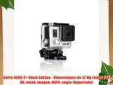 GoPro HERO 3  Black Edition - Videocámara de 12 Mp (vídeo Full HD estab. imagen WiFi) negro