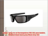 Oakley - Gafas de sol Rectangulares FUEL CELL para hombre polished black/warm grey/Warm Grey