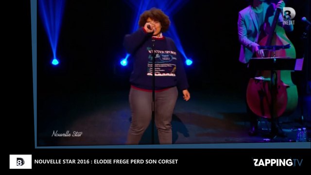 Nouvelle Star 2016 : Elodie Frégé perd son corset en pleine audition (Vidéo)