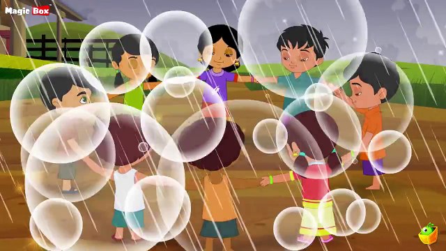 Barish Aayi Cham Cham Cham- Hindi Animated/Cartoon Nursery Rhymes For Kids