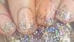 Wedding Nails Art -Simple Wedding Nails - Bridal Nails -Wedding Nails -   DIY WEDDING INSPIRED NAIL ART_ Glittery Gradient Tips