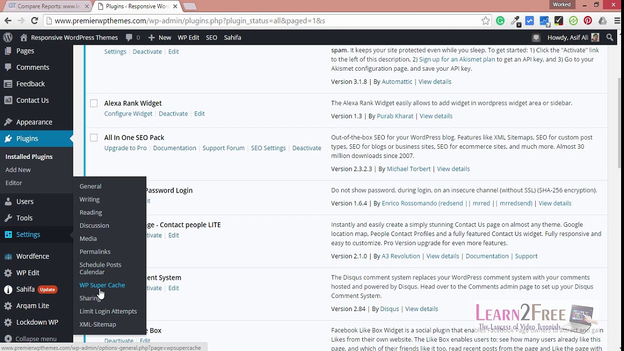 How to Speed Up Wordpress Site Tutorial in Urdu