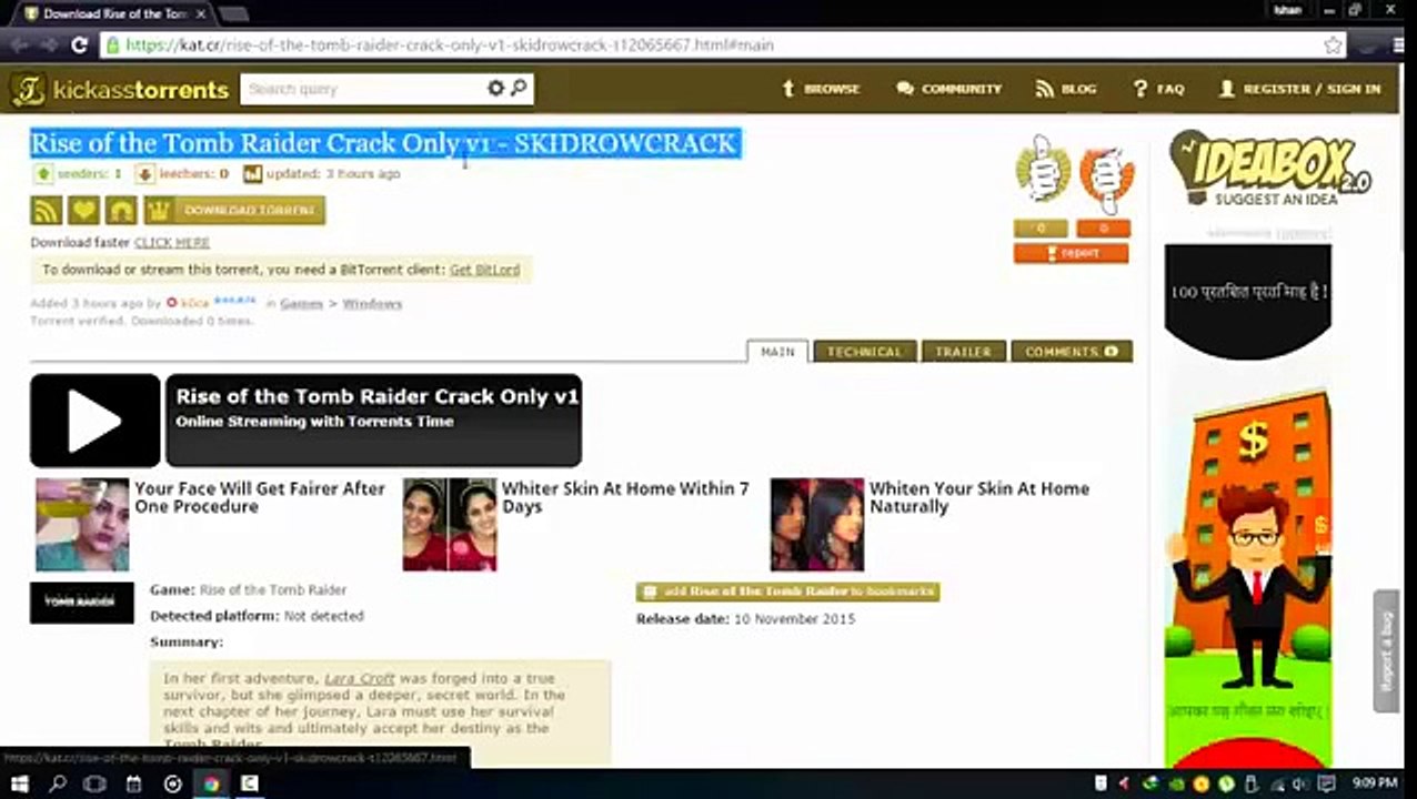 Rise Of The Tomb Raider Crack Skidrow No Steam Required - 2016(1)