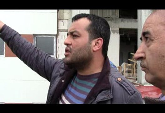 yeni keşan devlet hastanesi inşaatında yangın