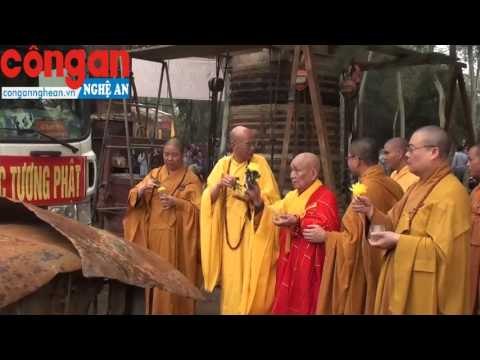 Đúc Đại hồng Chung tại Chùa Đức Hậu (TP Vinh)