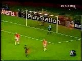 Football - Hagi goal from over 40 meters against monaco, uef